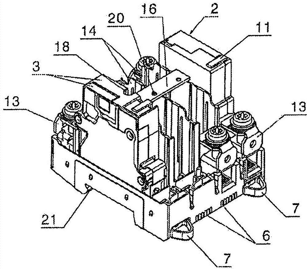 Housing assembly for multi-pole surge protection devices