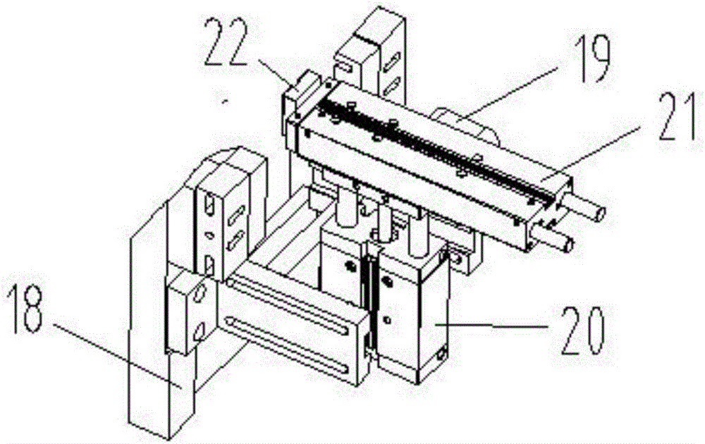 Accurate molding machine of stator chip of motor