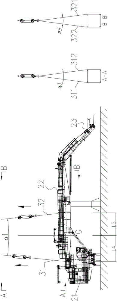 Lifting process of upper structure of FPSO crane