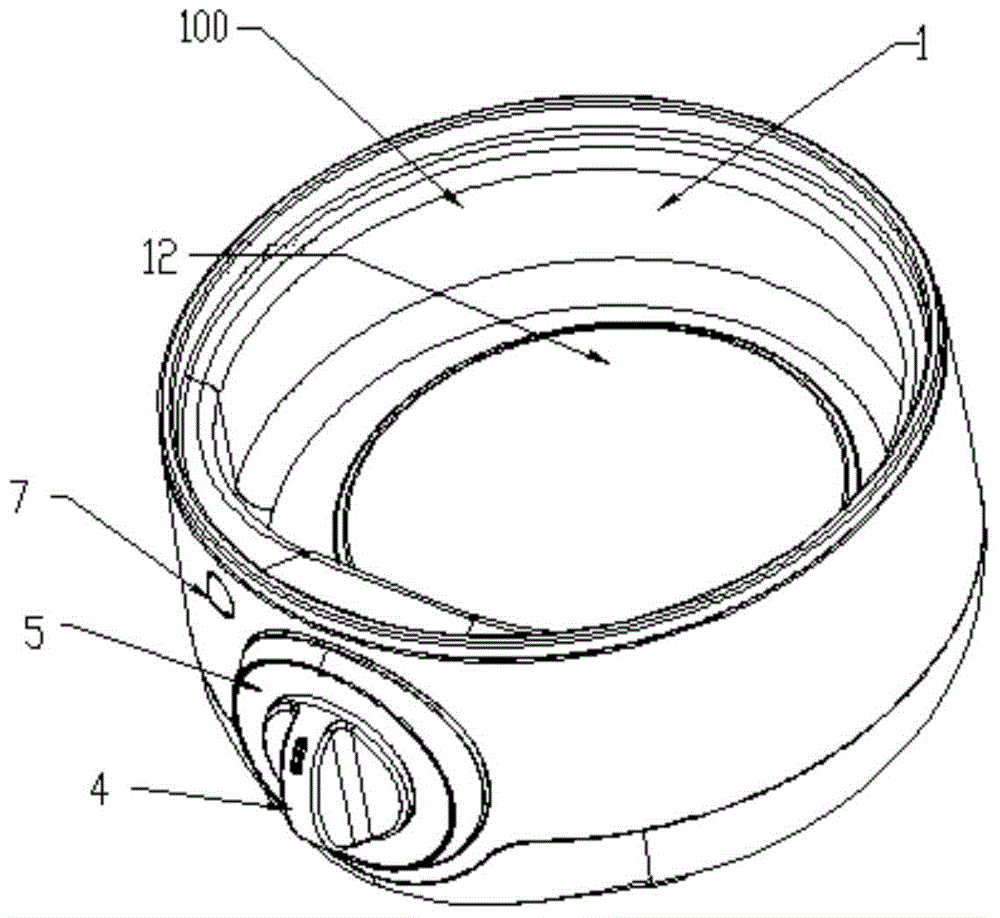 Water tank for electric rice cooker, manufacturing method of water tank and electric rice cooker