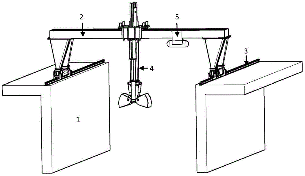 Numerical control automated construction device for large-scale geophysical prospecting test