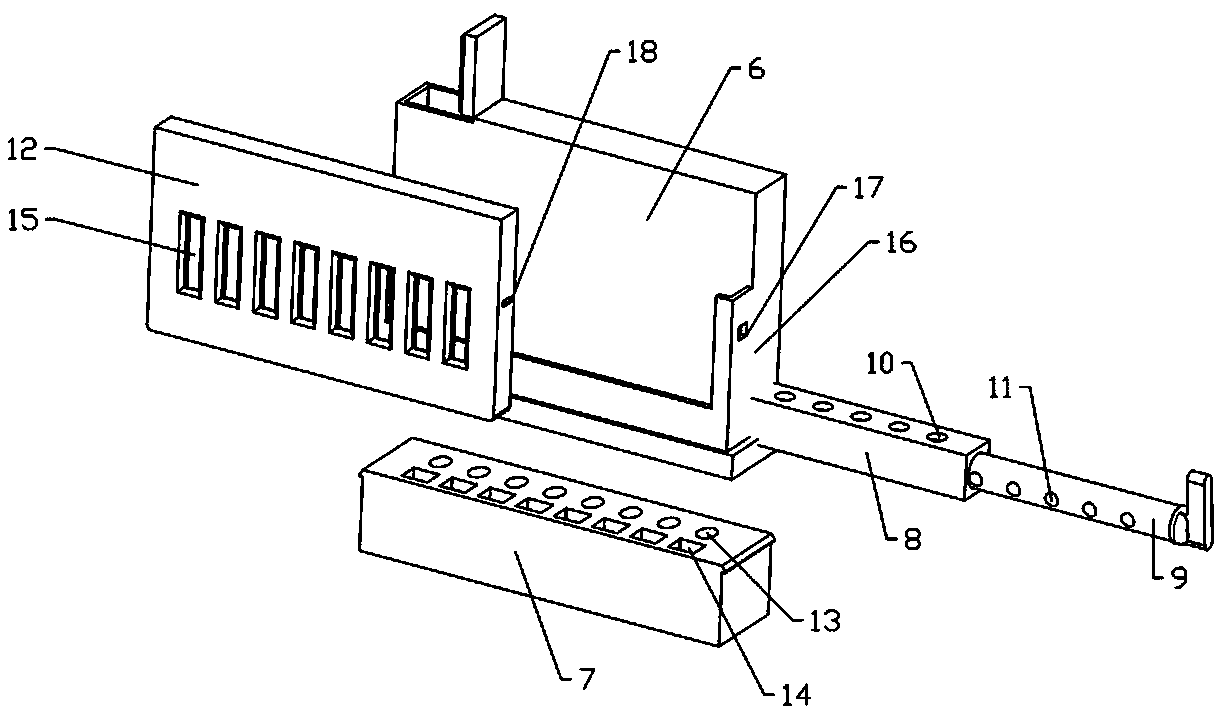 High-flux automatic chromatographic detection device