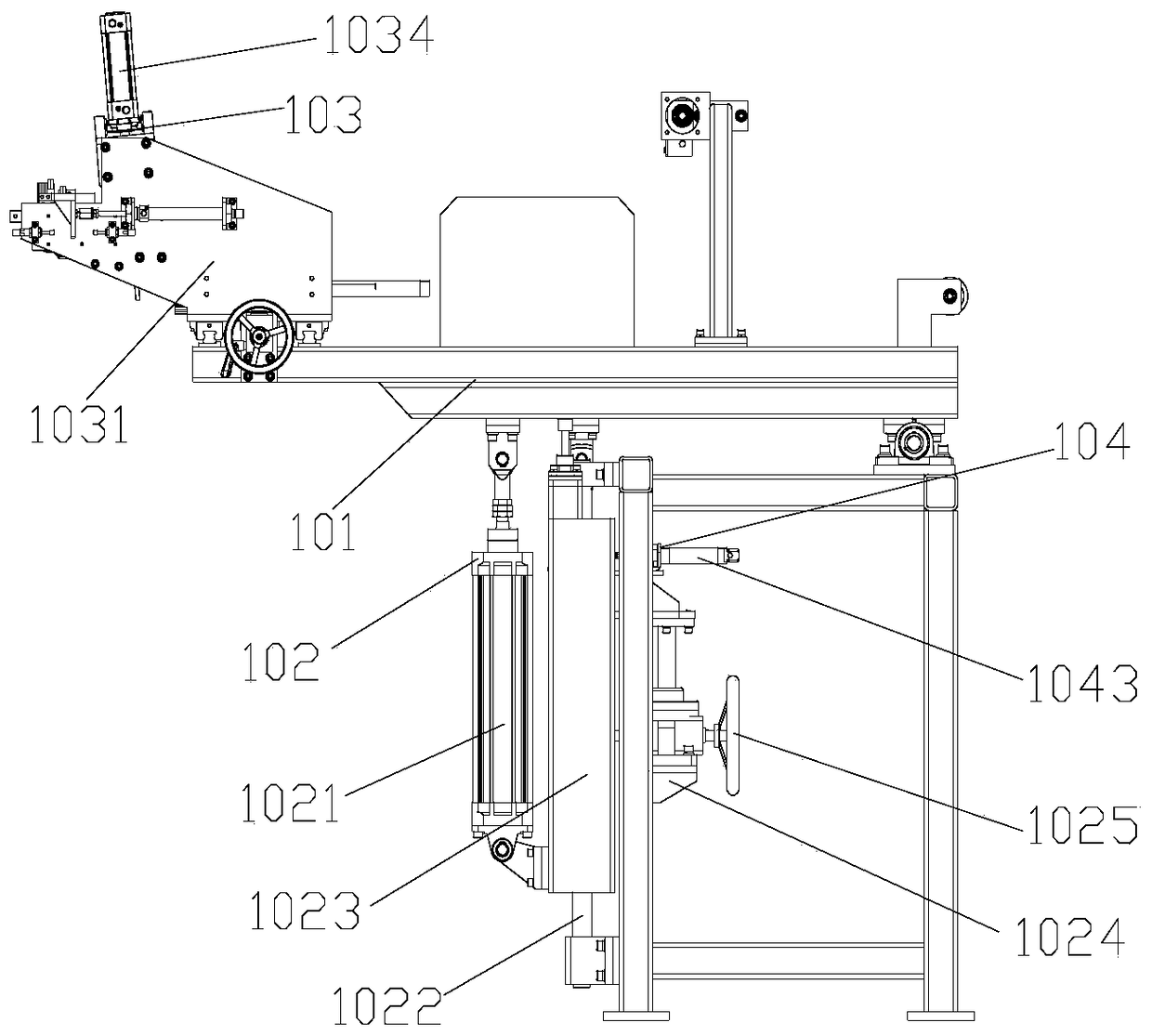 All-steel radial tire bead core double-drum forming machine and bead core manufacturing method