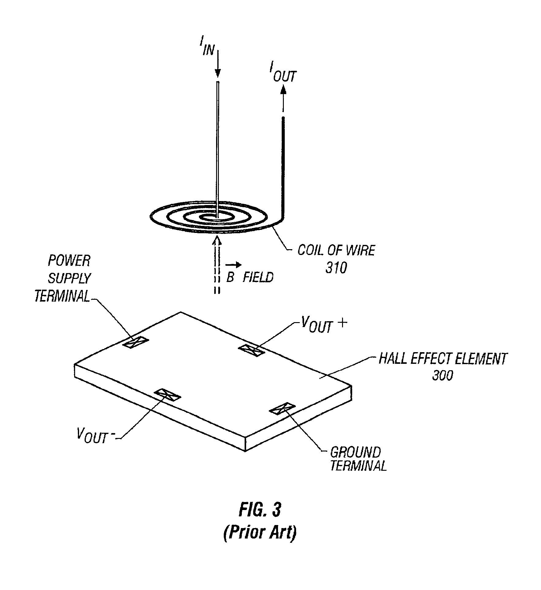 Voltage isolation buffer with hall effect magnetic field sensor