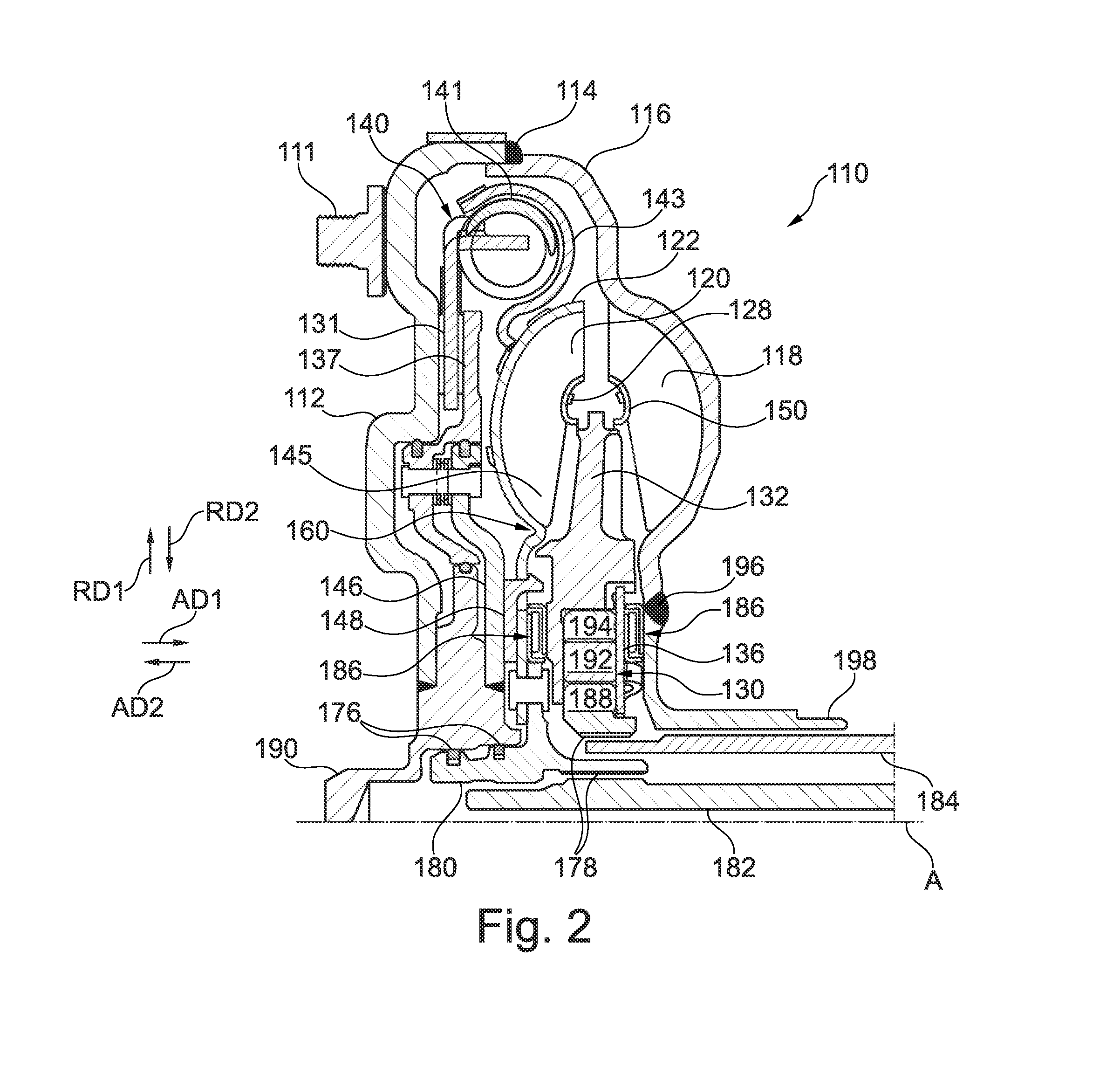 Stator body centering feature for torque converter