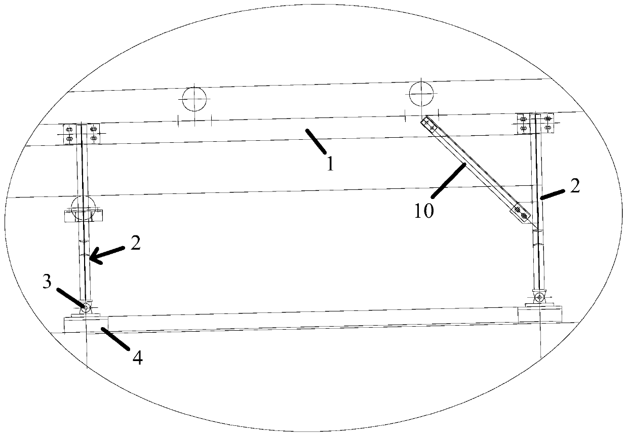 Flexible rack for material conveyor and belt conveyor