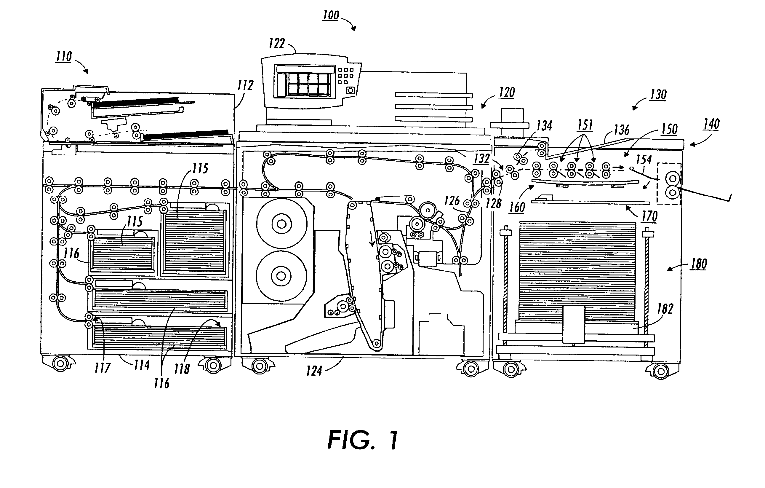 Systems and methods for trail edge paper suppression for high-speed finishing applications