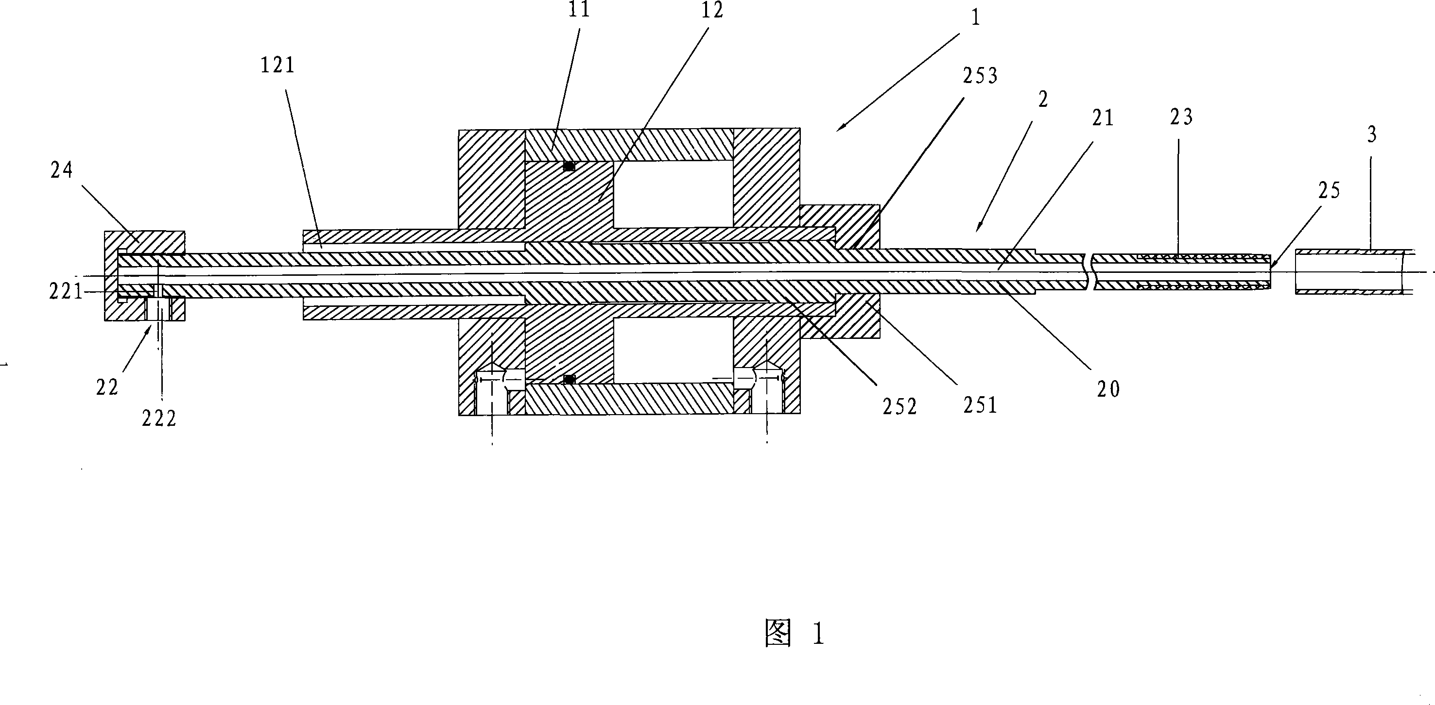 Holding device for screw energy-saving lamp tube formation