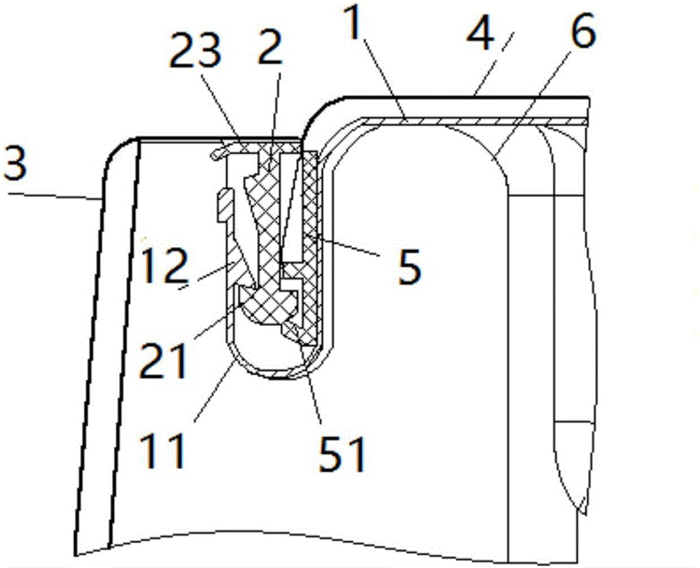 Seat face sleeve and carpet cloth installing and fixing device