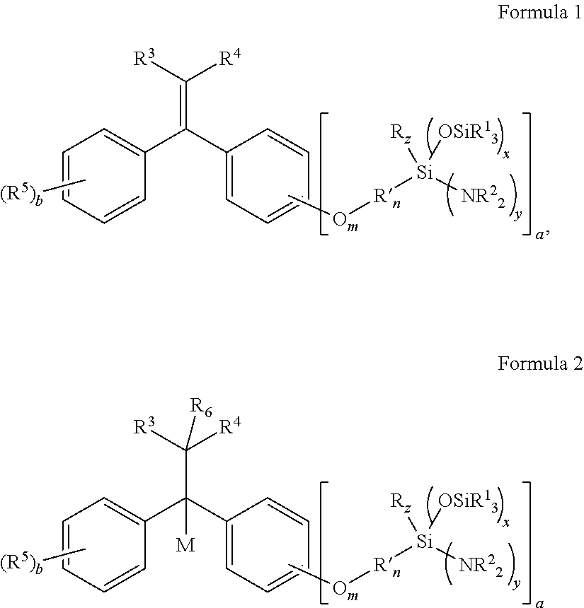 Aminosilyl-Substituted Diarylethene Compounds for Anionic Polymerisation