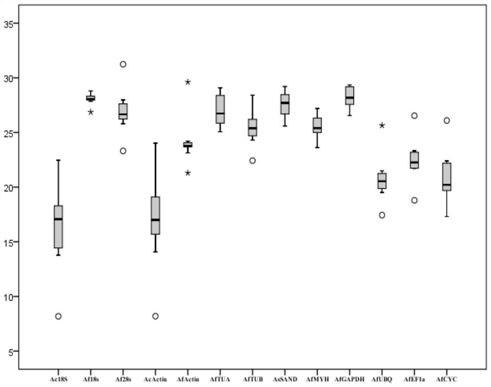 Chive internal reference gene and its screening method and application