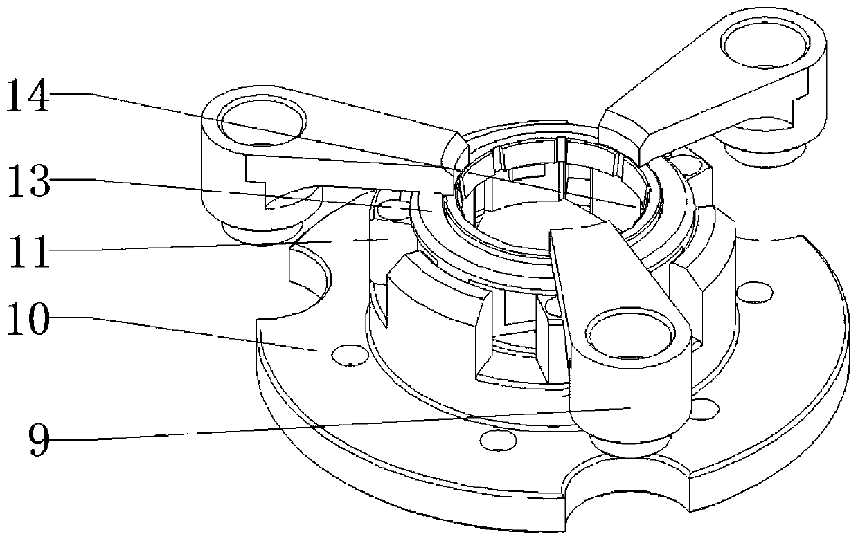 A composite fixture for processing the inner ring of a synchronizer gear ring