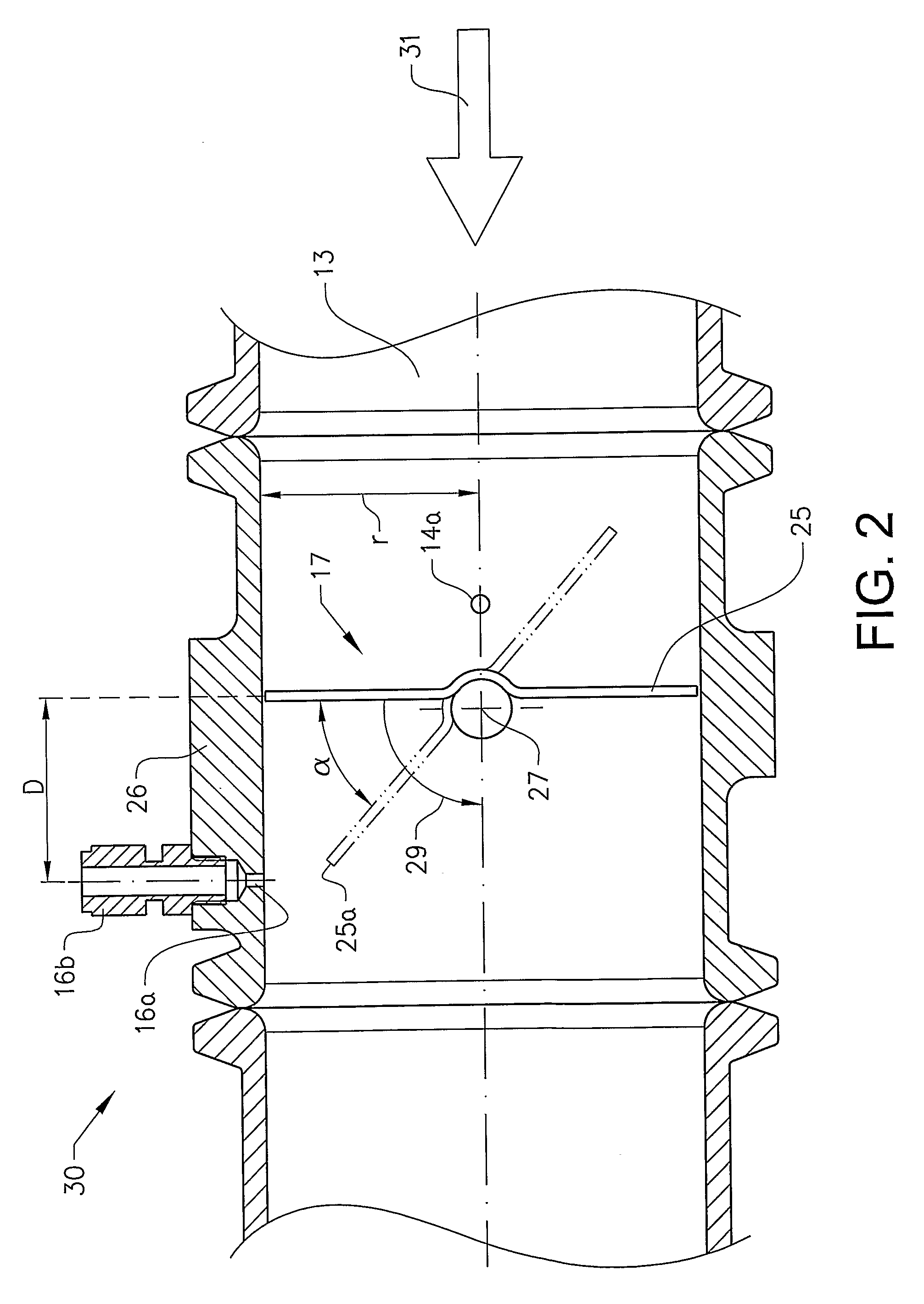 Exhaust gas system