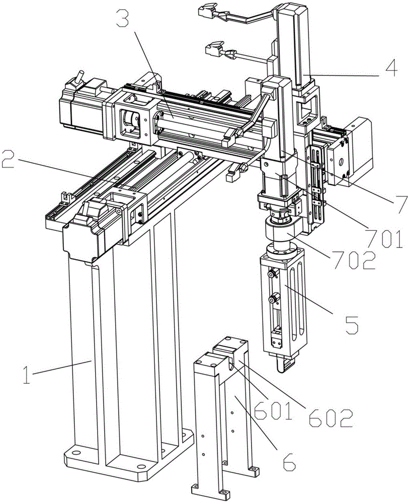 Curved label sticking mechanism and sticking method thereof