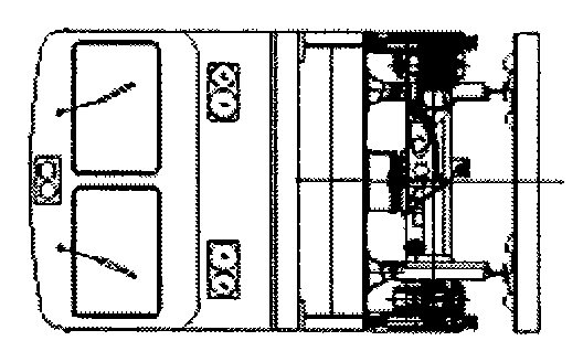 Ballastless track rail finely-tuned vehicle