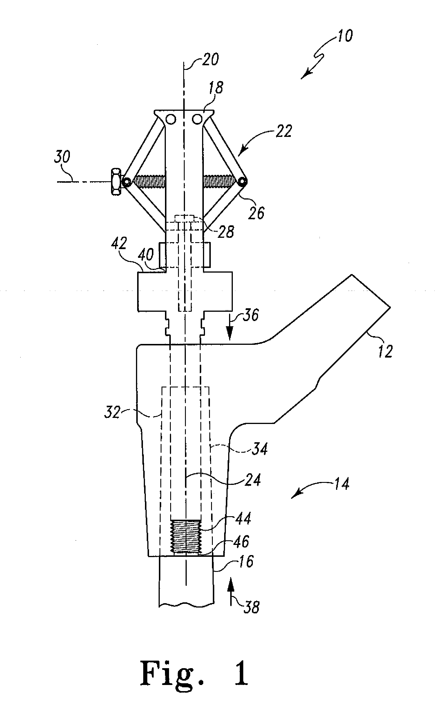 Modular taper assembly device