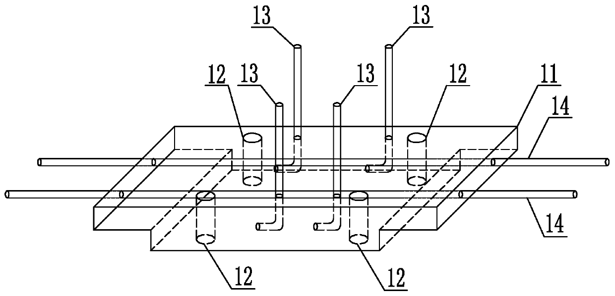 Constructional-column top steel bar embedded structure assembly and method for installation and construction of constructional-column top steel bars