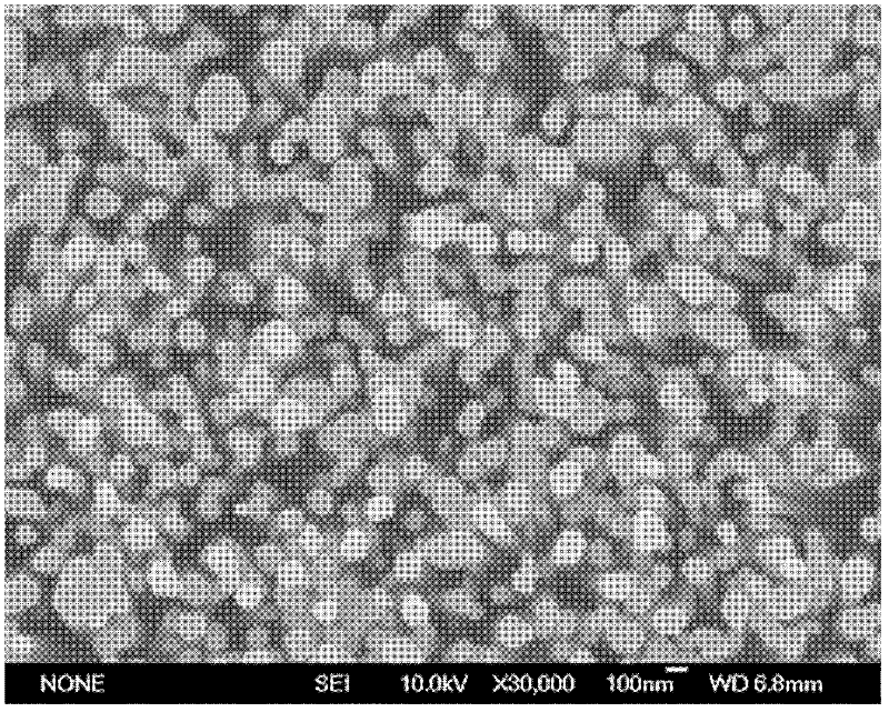 Nano air-sensitive thin film and preparation method thereof