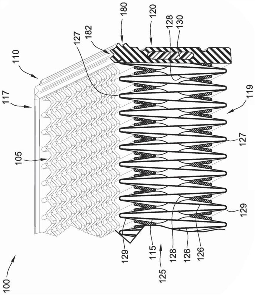 Panel filter with molded frame and integral seal