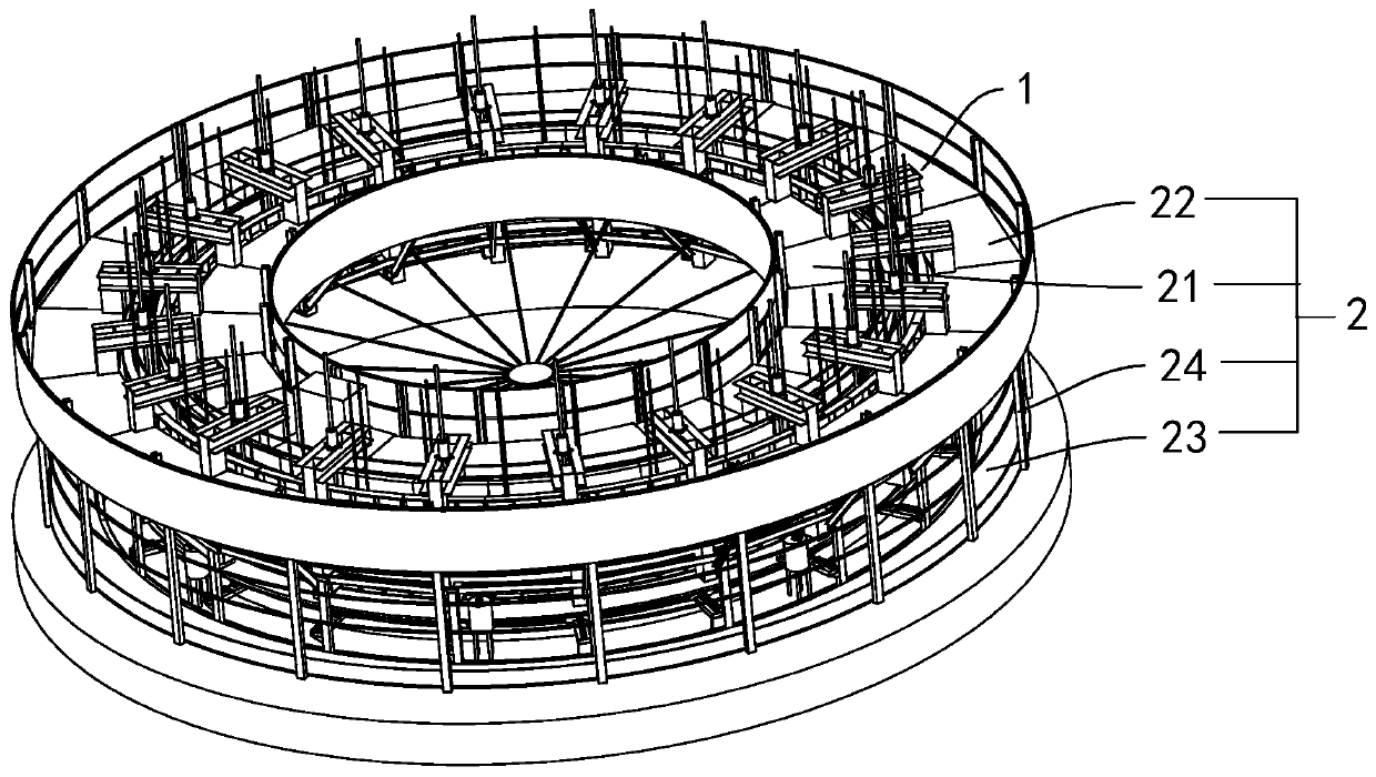 Sliding formwork system