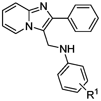 N-((2-phenylimidazo[1,2-a]pyridin-3-yl)methyl)aniline compound and its synthesis method