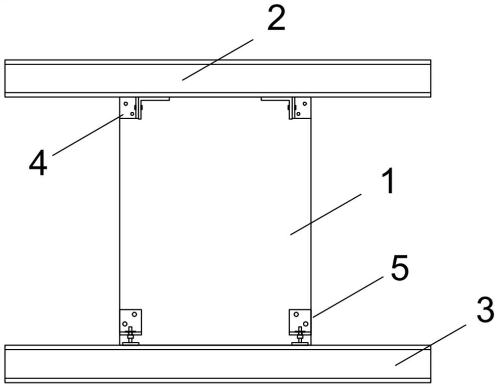 Connecting structure of light steel joist wallboard