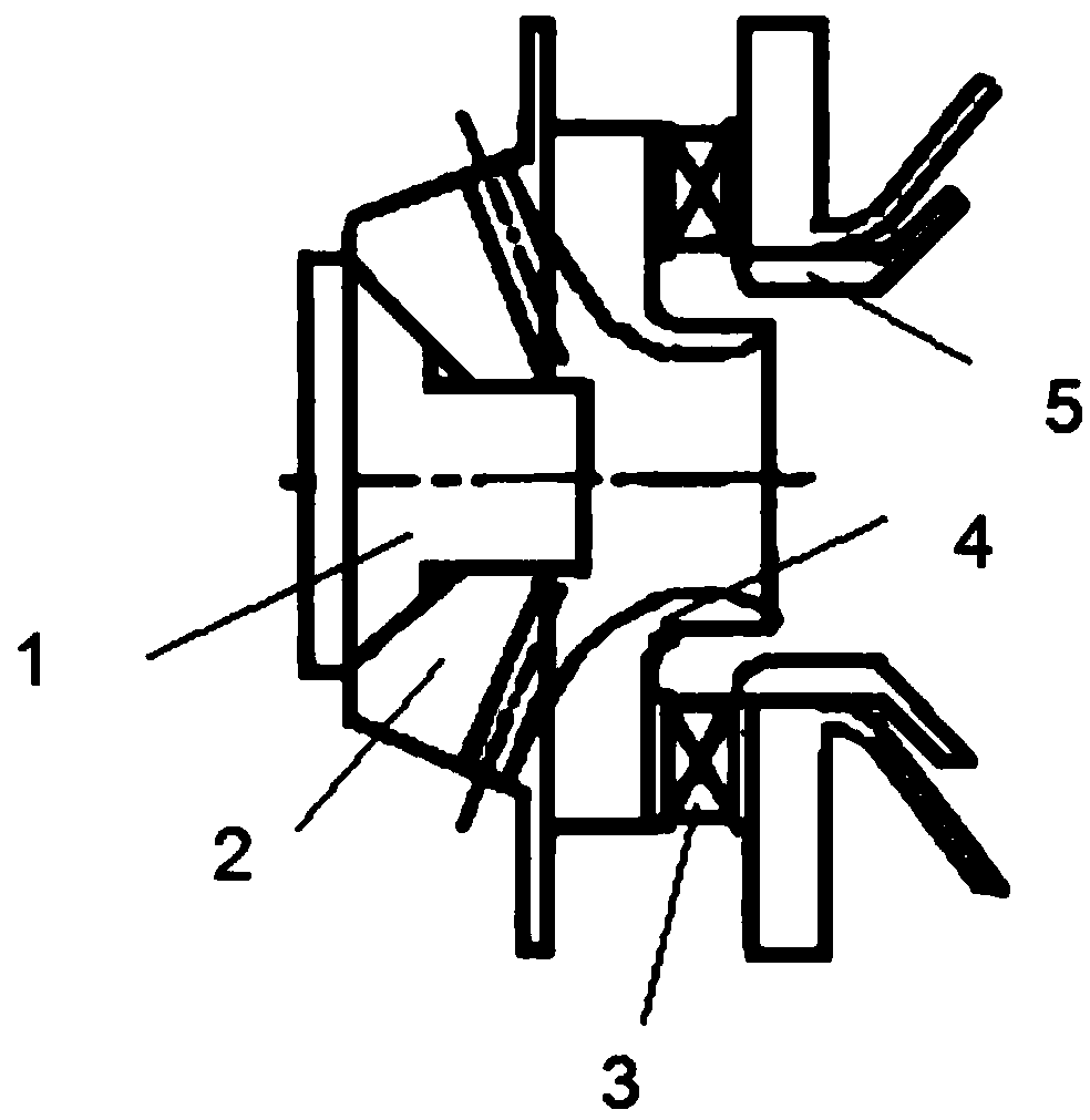 Design method of venturi flow channel of double-swirl atomizing device