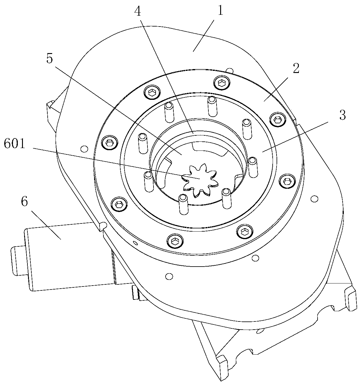 Lockable rotary driving mechanism, electric rotary seat and automobile