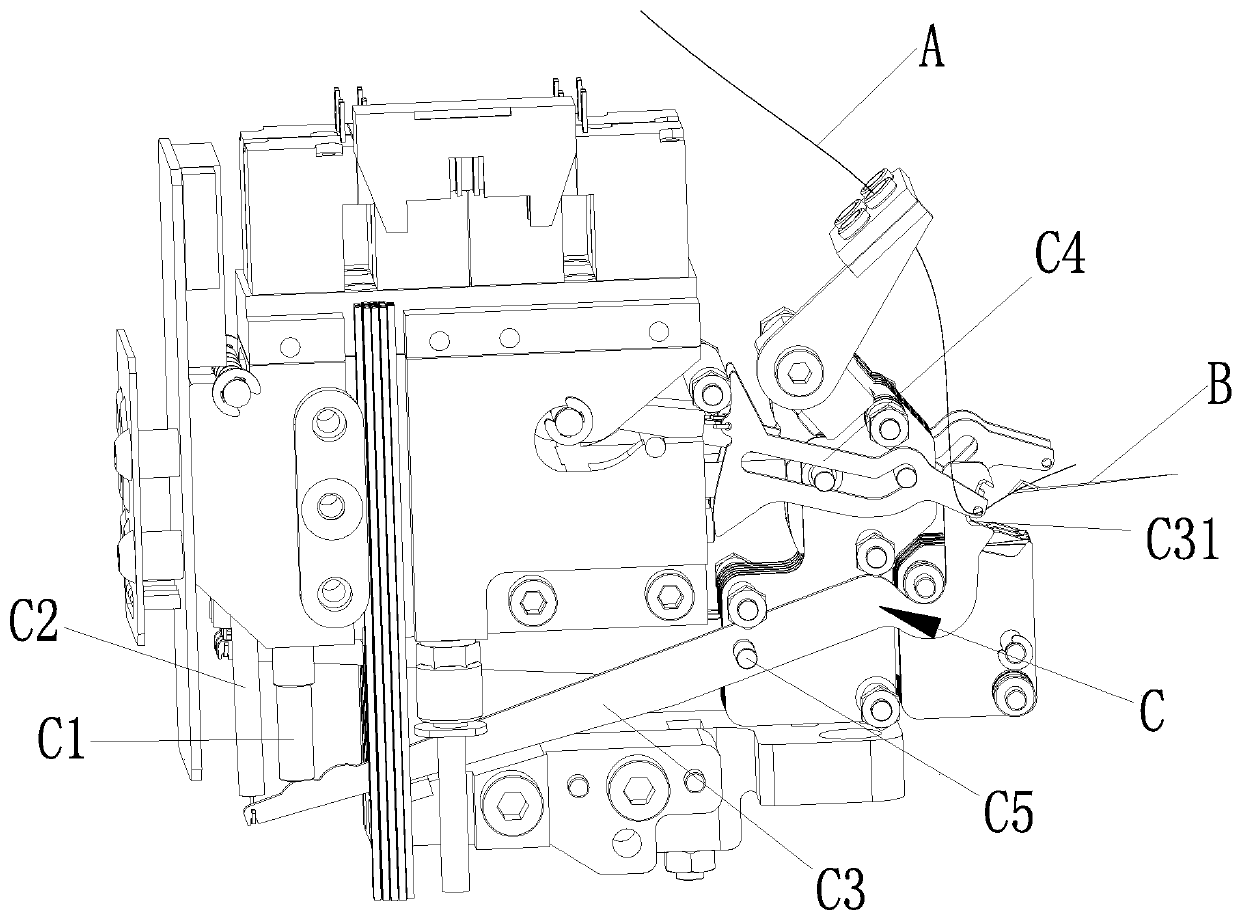 Yarn adjusting head