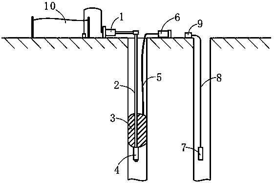 Confined aquifer dispersion test device and test method thereof