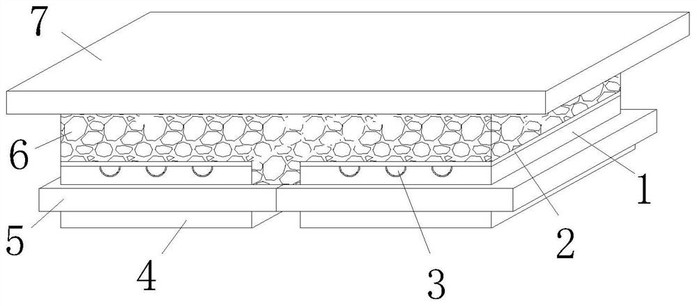 A semi-modular graphene floor heating