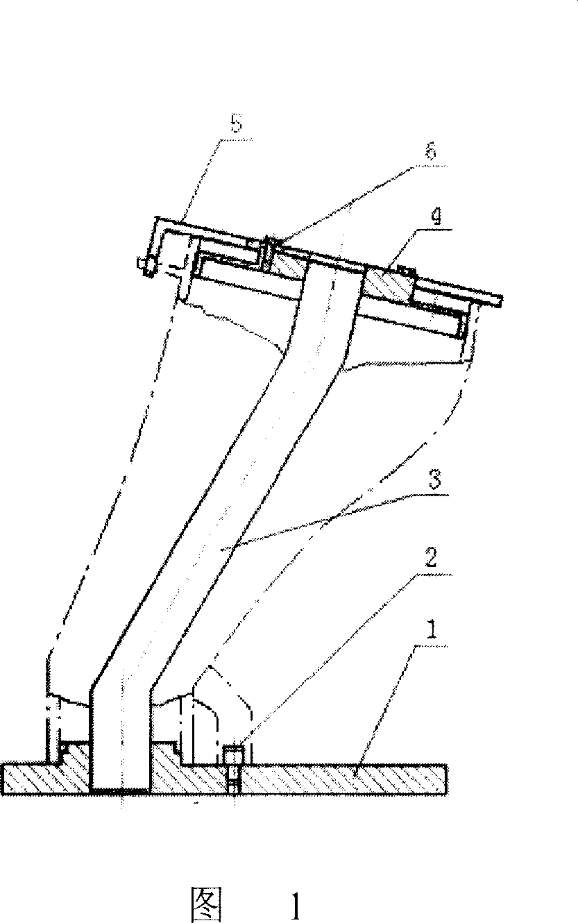 Detecting tools for combustion turbine transitory section renovation technique and renovation technique thereof
