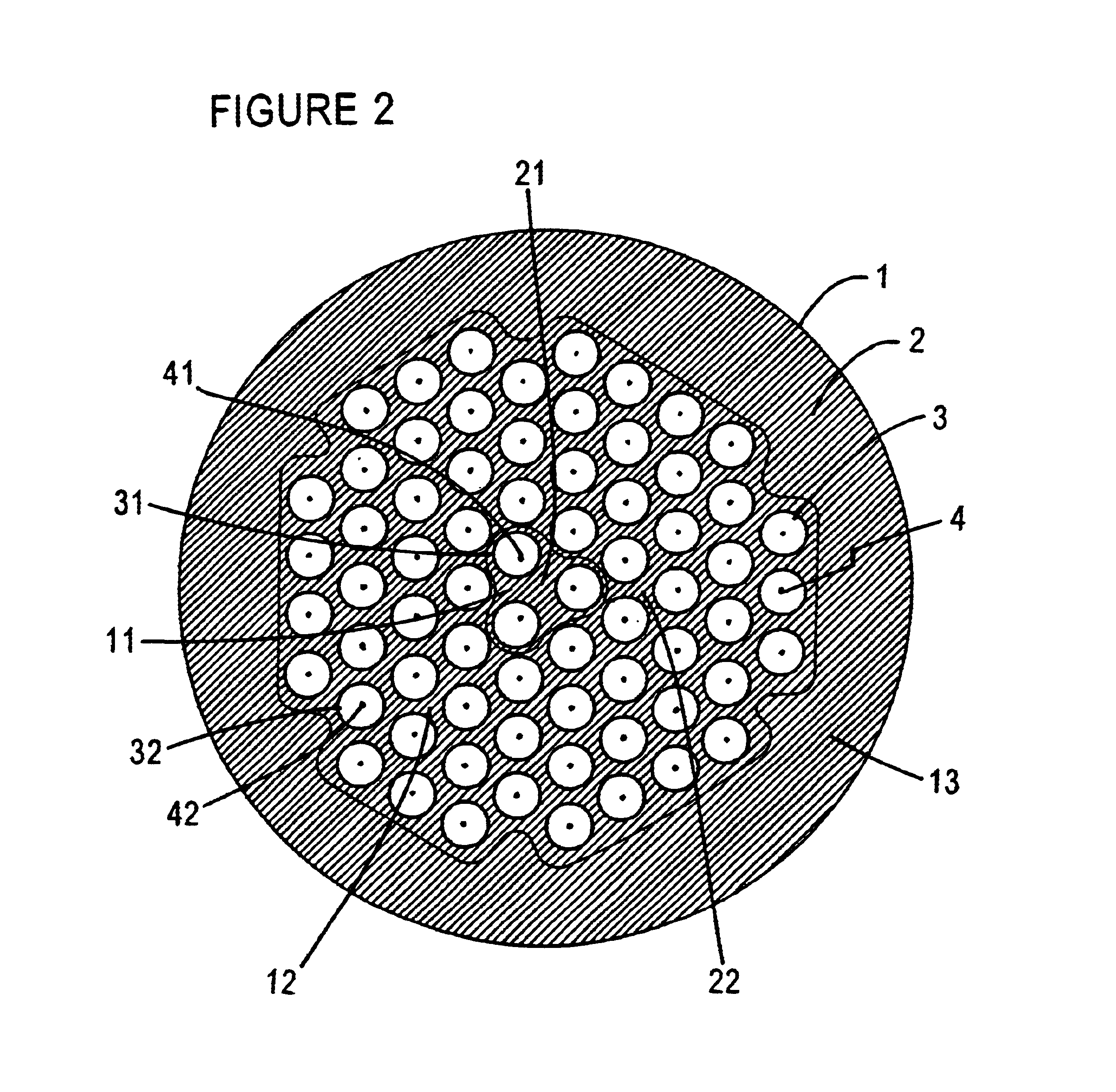 Microstructured optical fiber and method of making