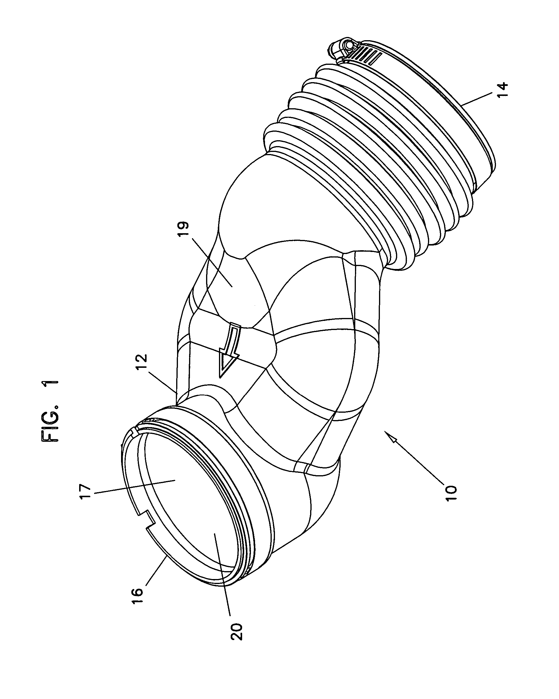 Adsorptive duct for contaminant removal, and methods