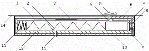 Rotary cylinder type fuel gas ejector