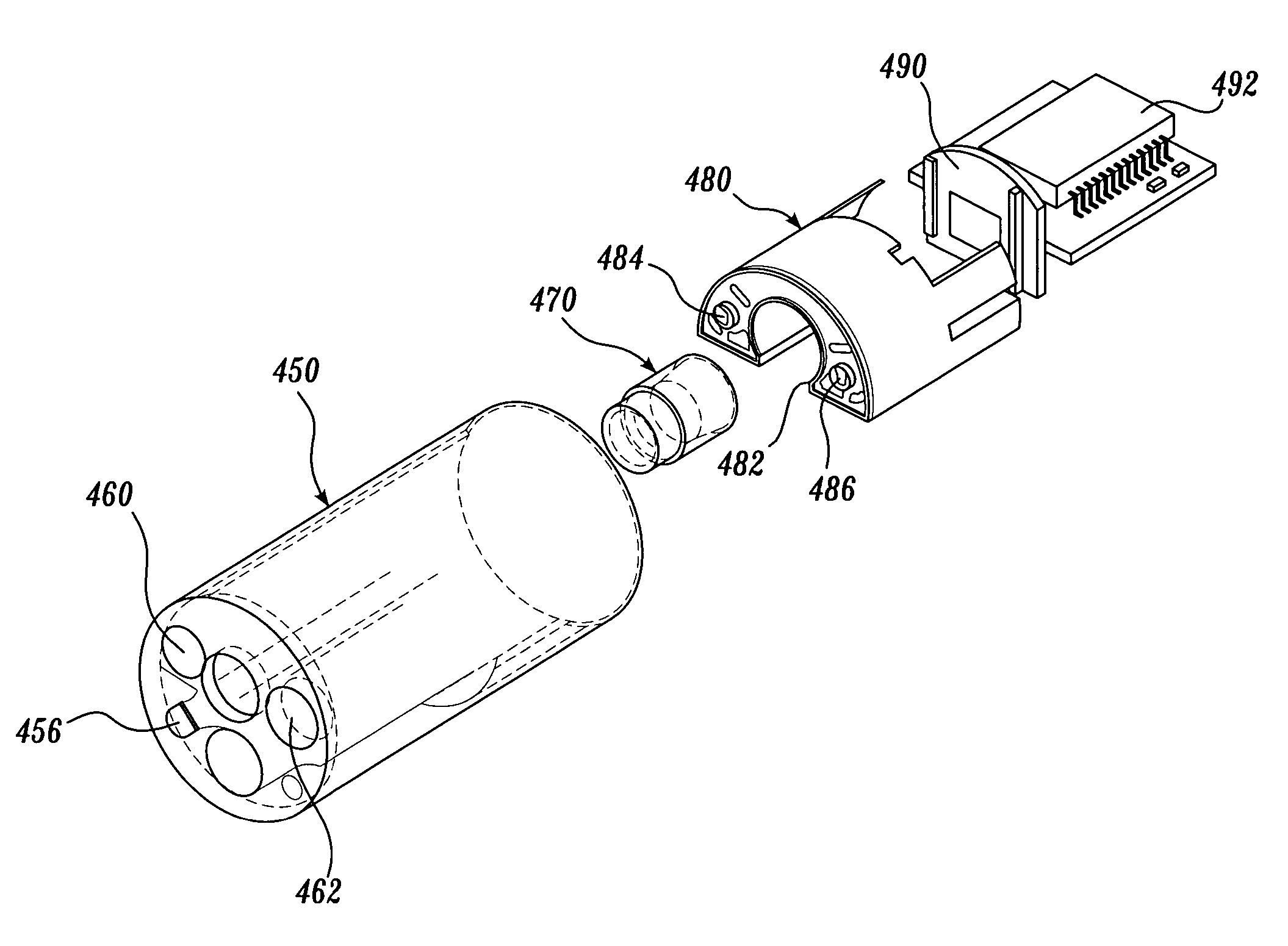 Endoscope with actively cooled illumination sources