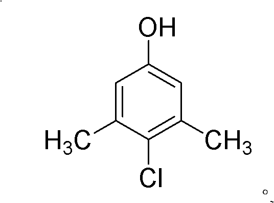Green industrialized preparation method for 1-hydroxy-3,5-dimethyl-chlorobenzene