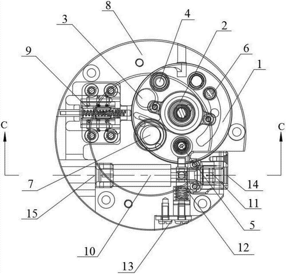 Hot melting alloy inertial composite rotor-type isolating mechanism