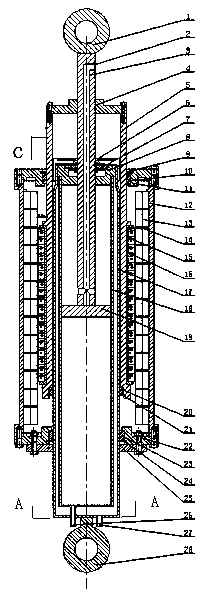 A hybrid electromagnetic suspension capable of realizing self-power supply and a control method thereof