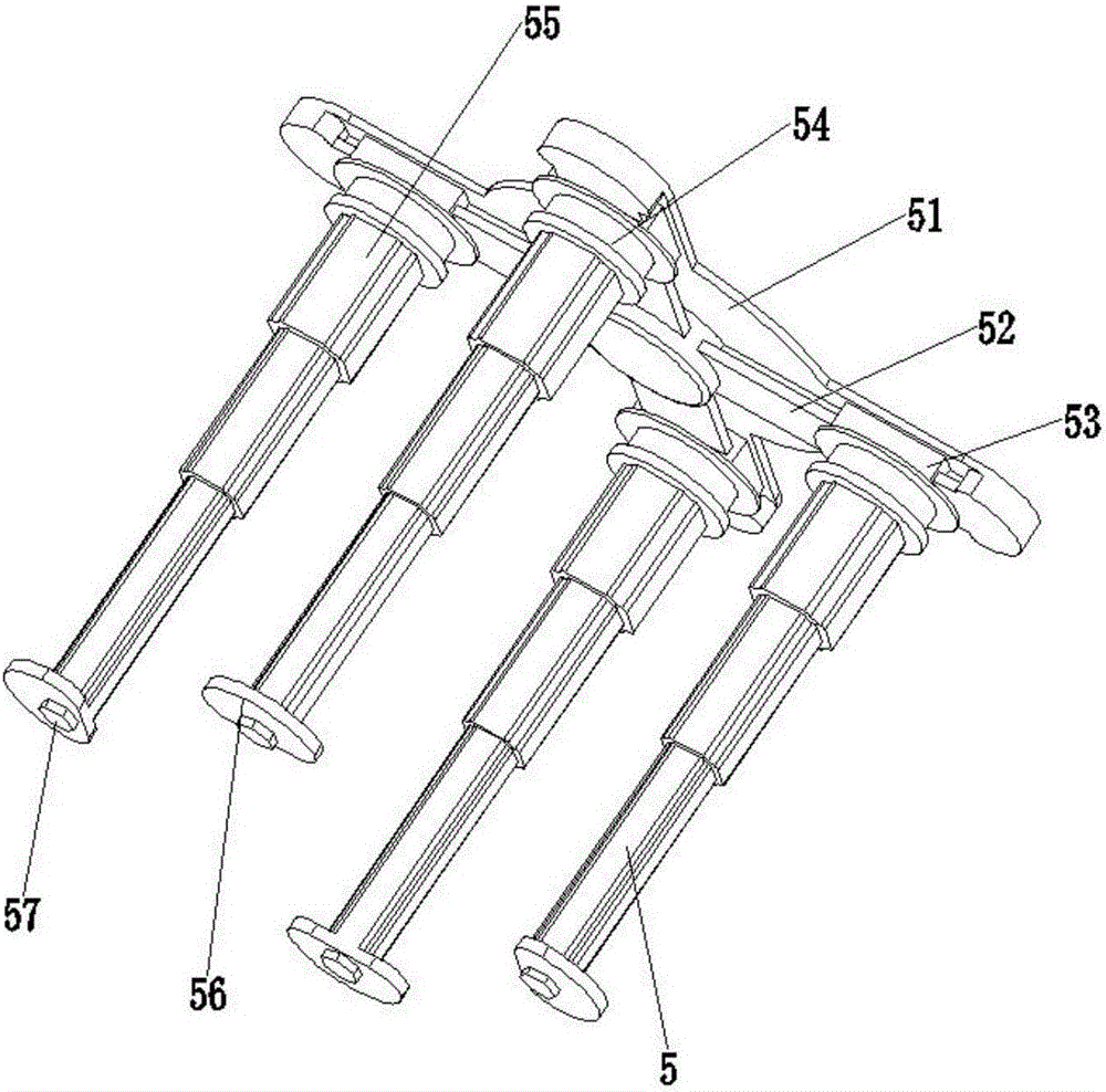 Intelligent carrying mechanical jaw for electric vehicle parts