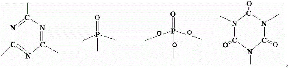 Phosphorus-containing Schiff base structured flame retardant and preparation method thereof