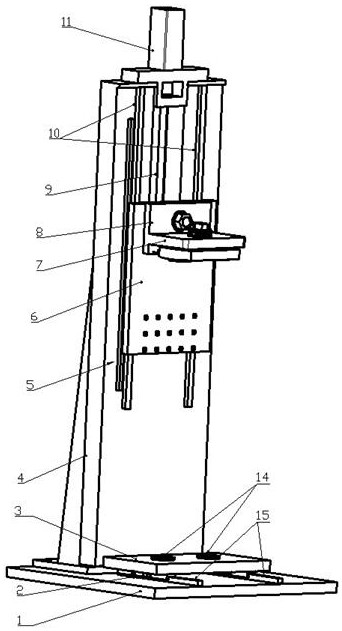 A landing gear assembly and testing integrated equipment