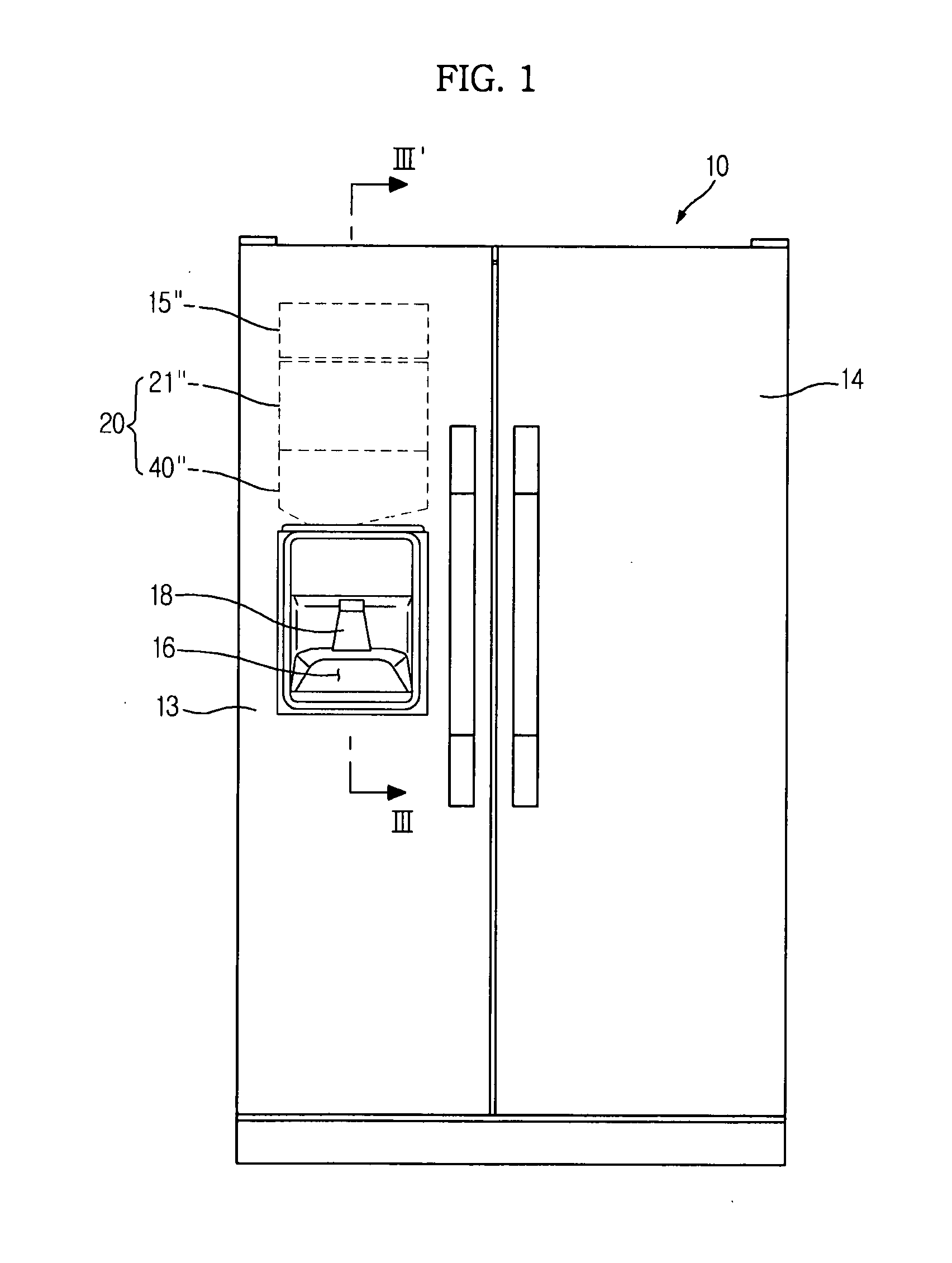 Ice supply device and refrigerator having an ice container capable of being separated from an ice breaking unit