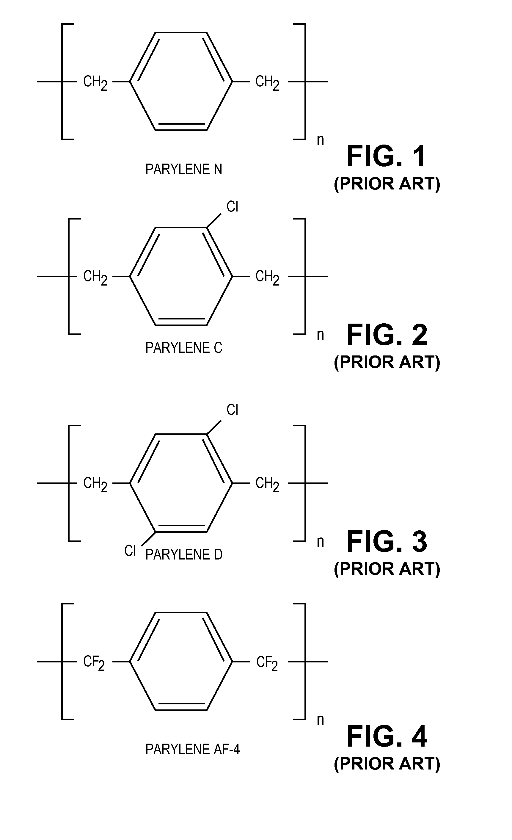 Parylene-c as a piezoelectric material and method to make it