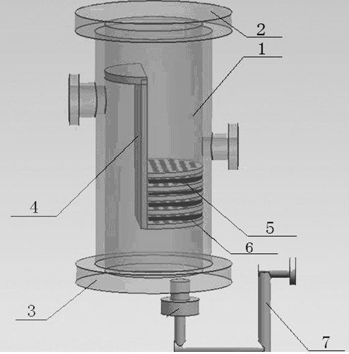 Deoiling apparatus for cooling waste gas of TRT bearing box
