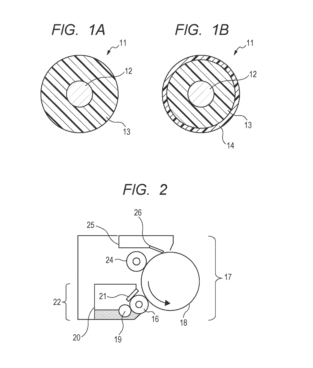 Member for electrophotography and method of producing the member, process cartridge, and electrophotographic apparatus