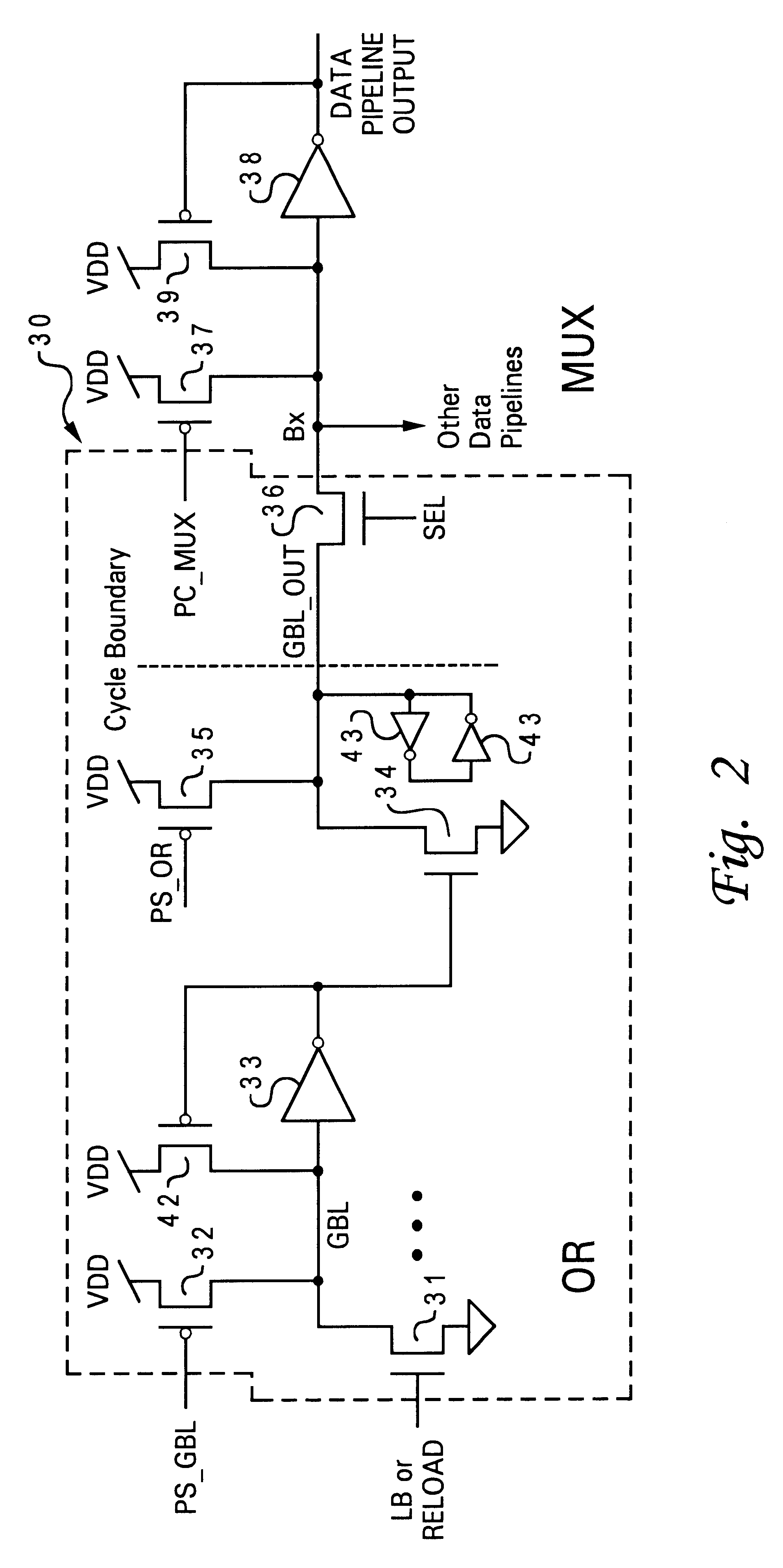 Processor cycle time independent pipeline cache and method for pipelining data from a cache