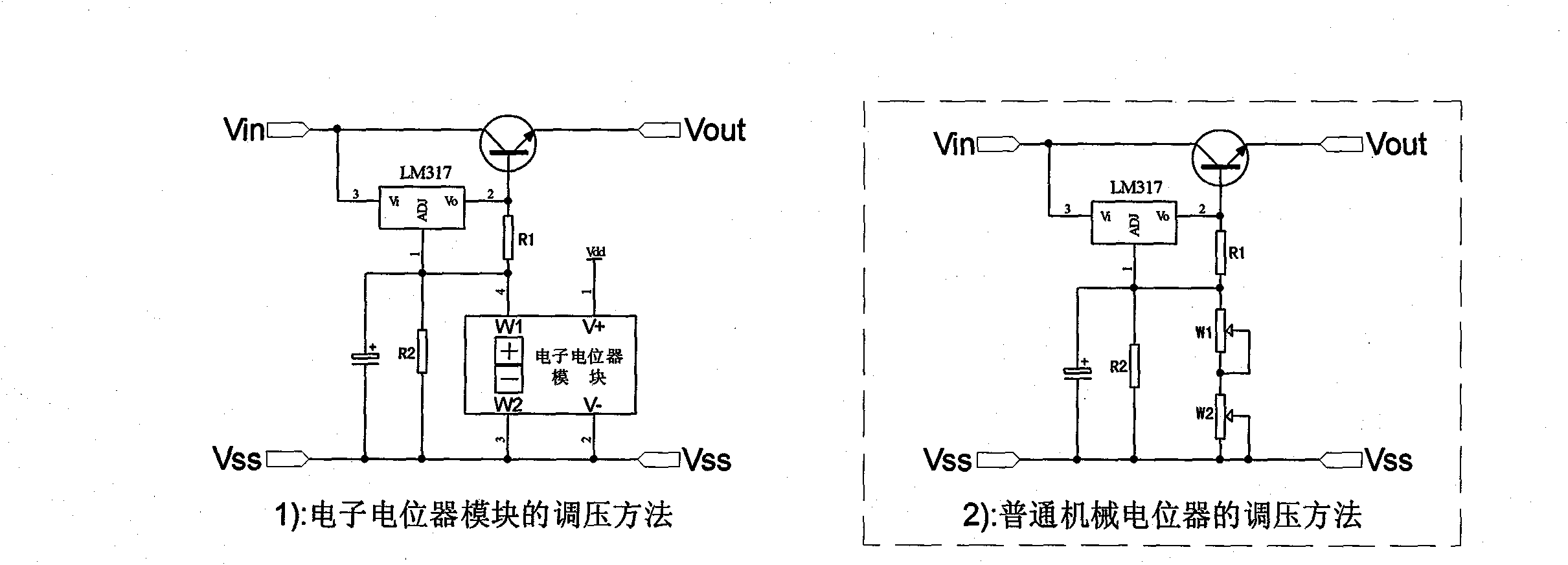 Application of electronic potentiometer module in direct current stabilized voltage power supply