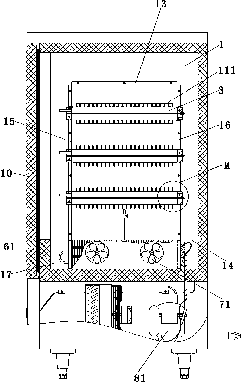 Freezing and thawing integrated cabinet and method for freezing and thawing using the integrated cabinet
