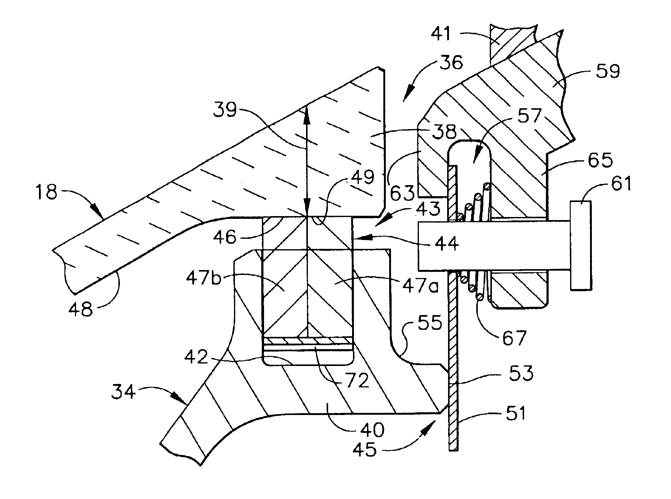 Sealing assembly for the aft end of a ceramic matrix composite liner in a gas turbine engine combustor